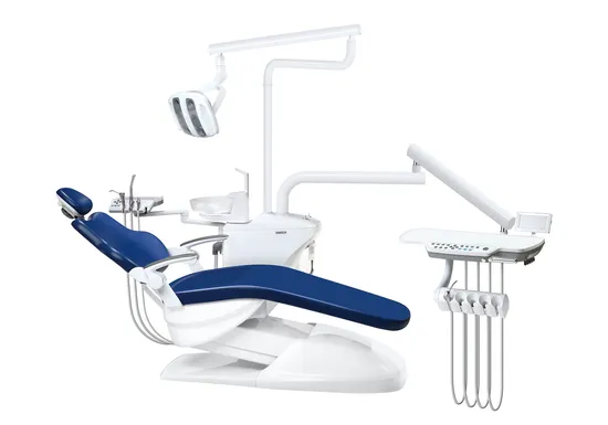 La Cina fornisce il miglior prezzo all'ingrosso, unità di prodotti dentali di base economici, attrezzature, sedie, strumenti dentali