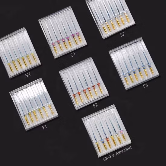 Memoria flessibile dentale Niti Trattamento canalare Lime rotanti endo per uso motorio