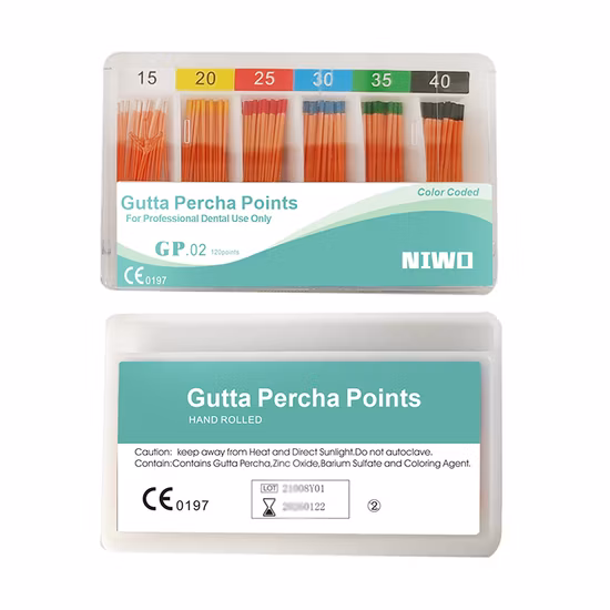 LK-R11 Punte di guttaperca codificate a colori Siven Gapadent Endodontic 04 Taper Materiali dentali opzionali Prezzo